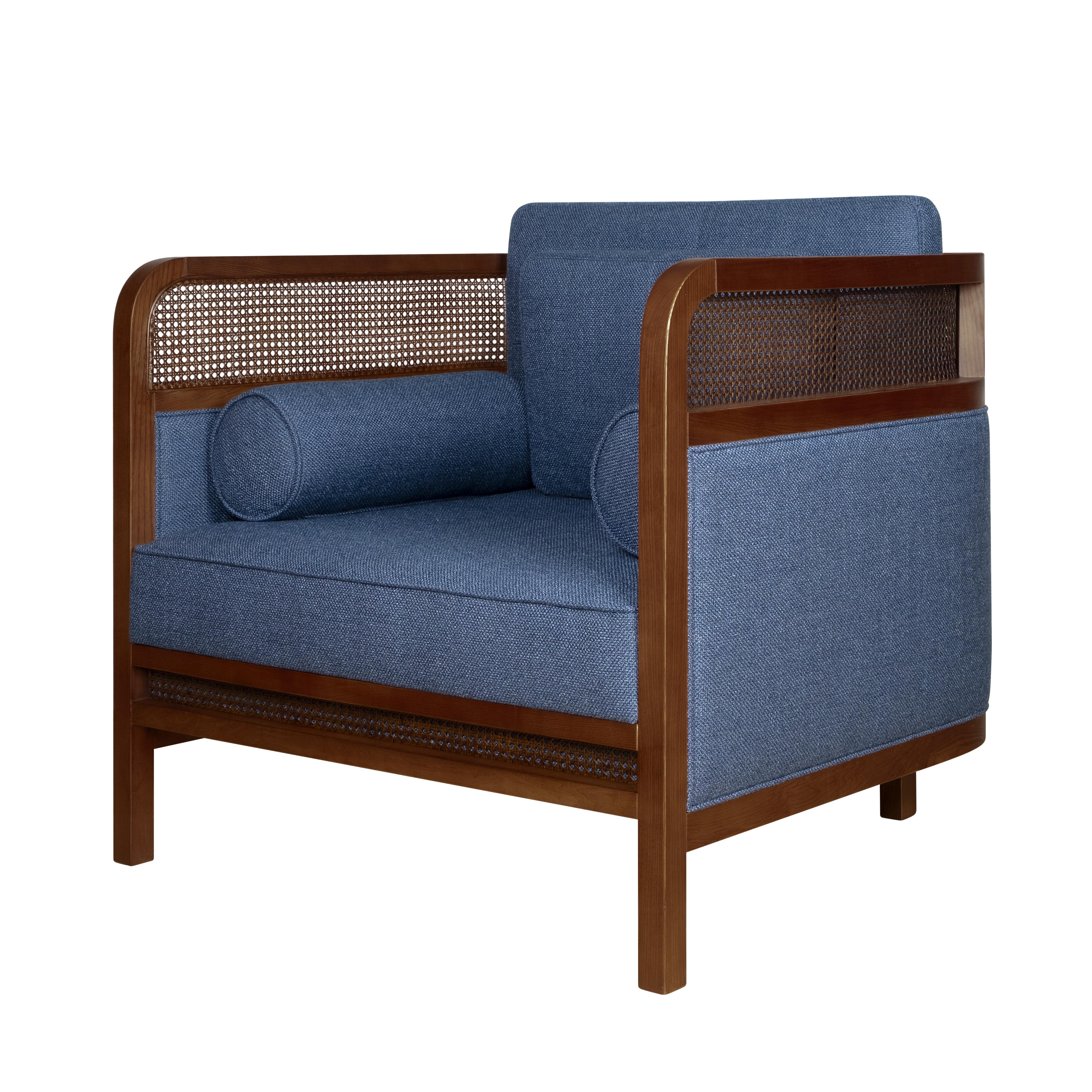 Travail du bois Fauteuil Crockford du 21e siècle en bois de noyer Fabriqué à la main au Portugal par Wood Tailors en vente