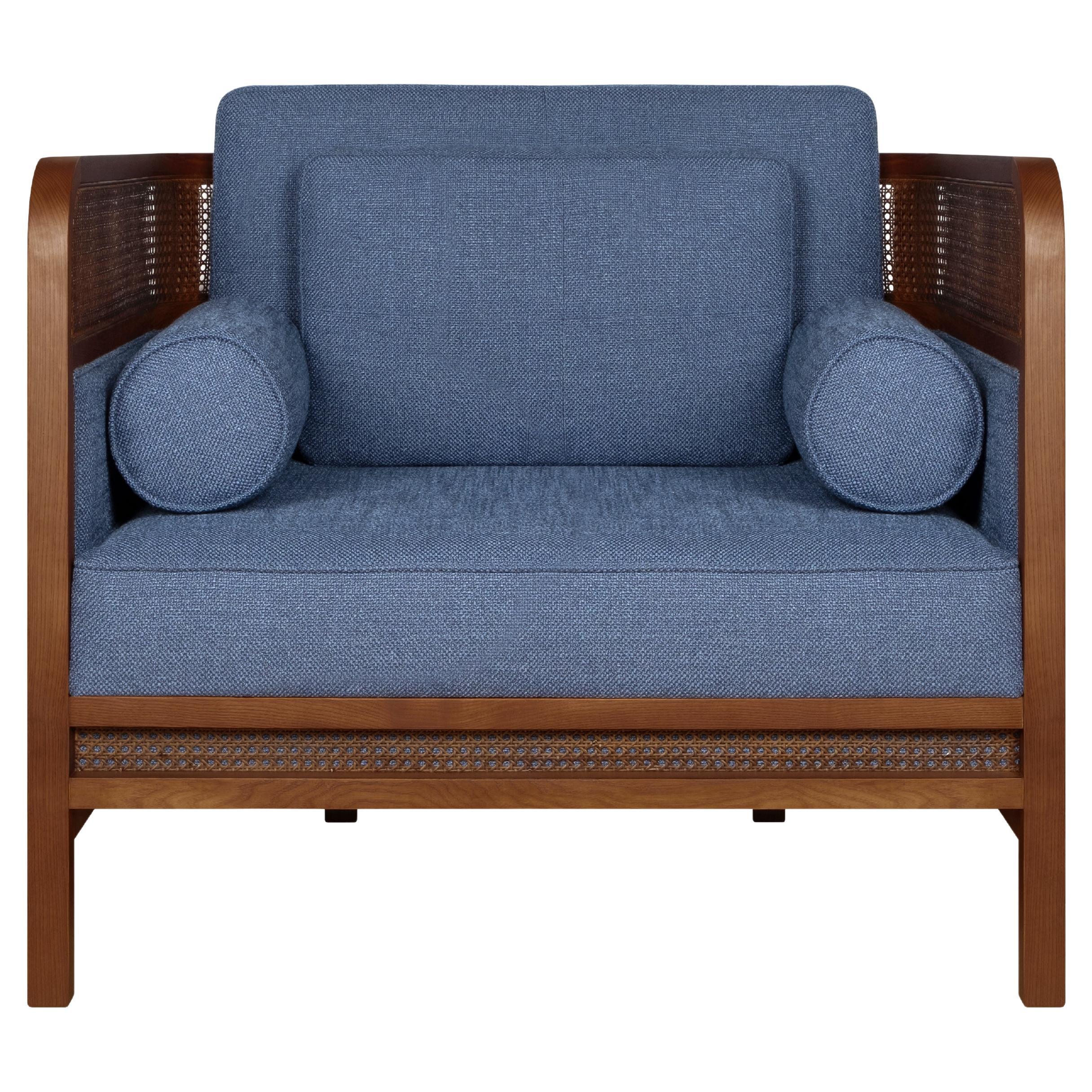 21st Century Crockford Armchair Walnut Wood Handmade in Portugal by Wood Tailors