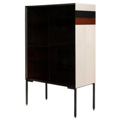 21st Century Cubo Inlaid Cabinet in Ash and Maple, Made in Italy by Hebanon