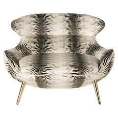 21st Century Curacao Armchair in Fabric by Roberto Cavalli Home Interiors