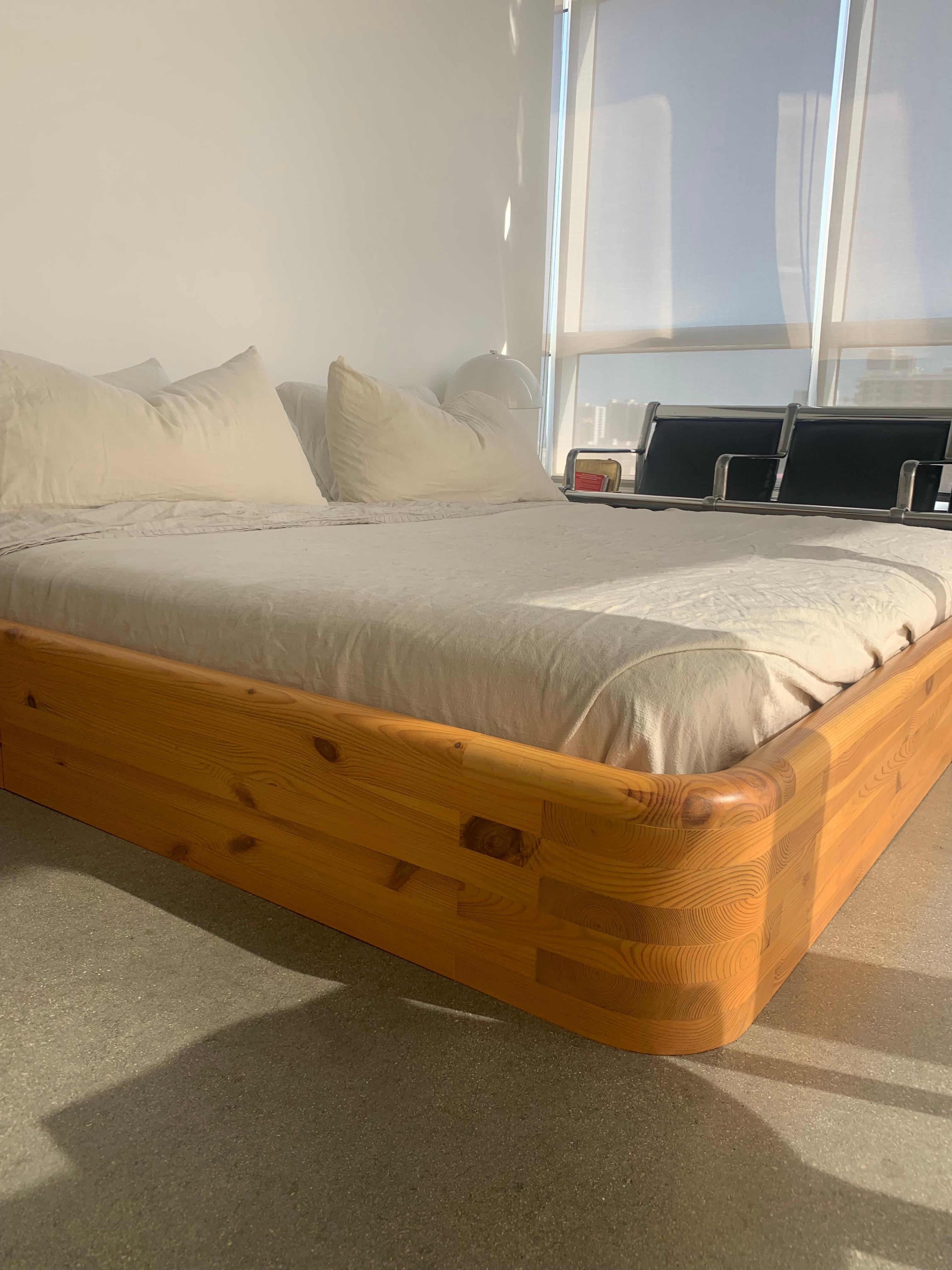 Hand-Crafted 21st Century Custom Bentwood King Bed Frame