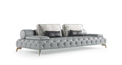21st Century Darlington Sofa in Leather by Roberto Cavalli Home Interiors