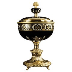 Siglo XXI Quemador de esencias de porcelana decorada