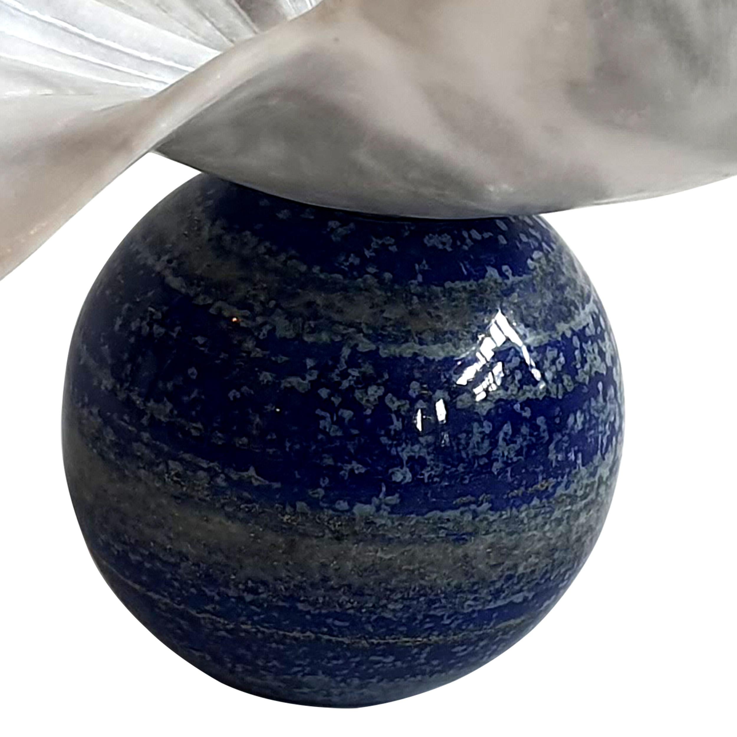 Post-Modern 21st Century Decorative Lapis and Marble Semi Precious For Sale