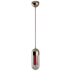 21st Century Denver II Pendant Lamp Glass Metal
