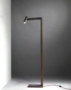 21st Century Design William Pianta Floor Lamp MAHARI Burnished Brass LED