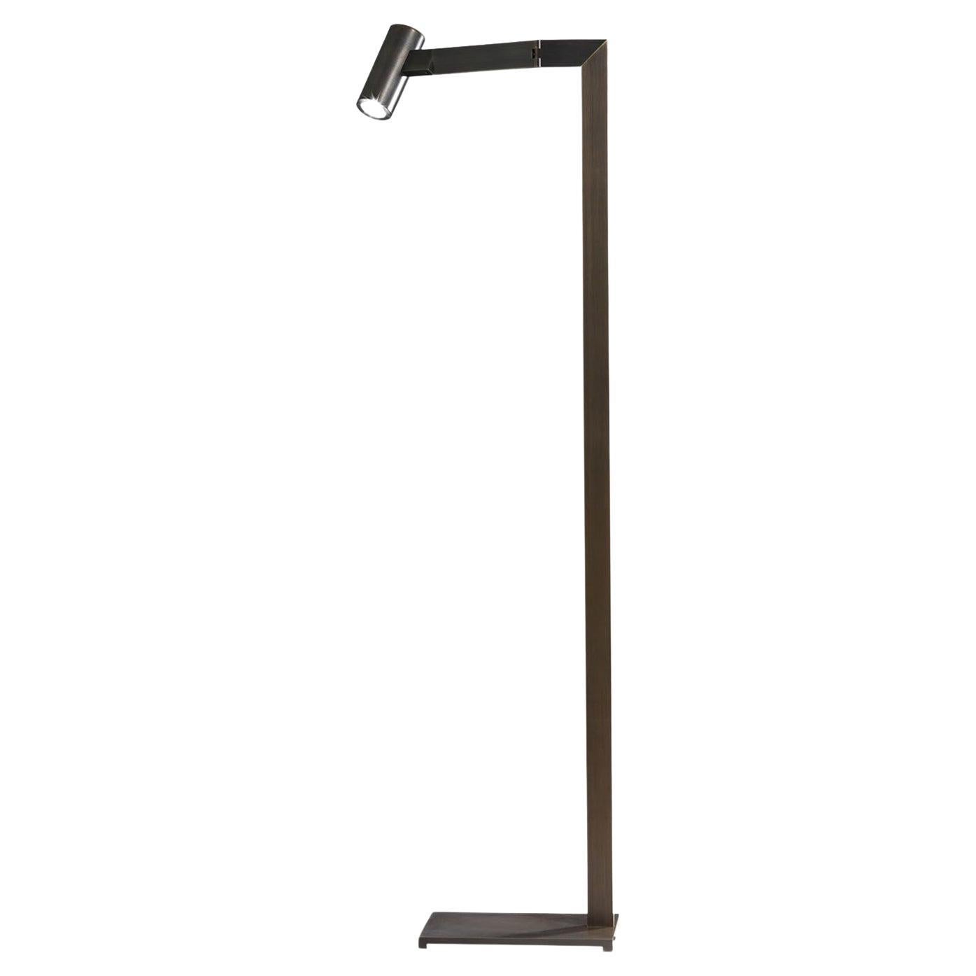 21st Century Design William Pianta Lampada da terra MAHARI Ottone brunito LED in vendita