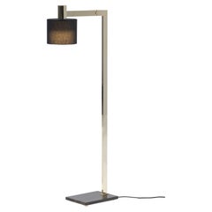21st Century Design William Pianta Lampada da Terra Mahari Joy MARBLE Ottone Lucido