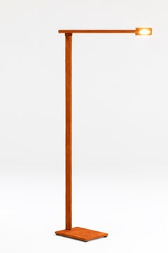 21st Century Design William Pianta Floor Lamp TAMARA orange nubuk LED
