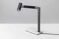 21st Century Design William Pianta Table Desk Lamp Mahari MARBLE Burnished LED