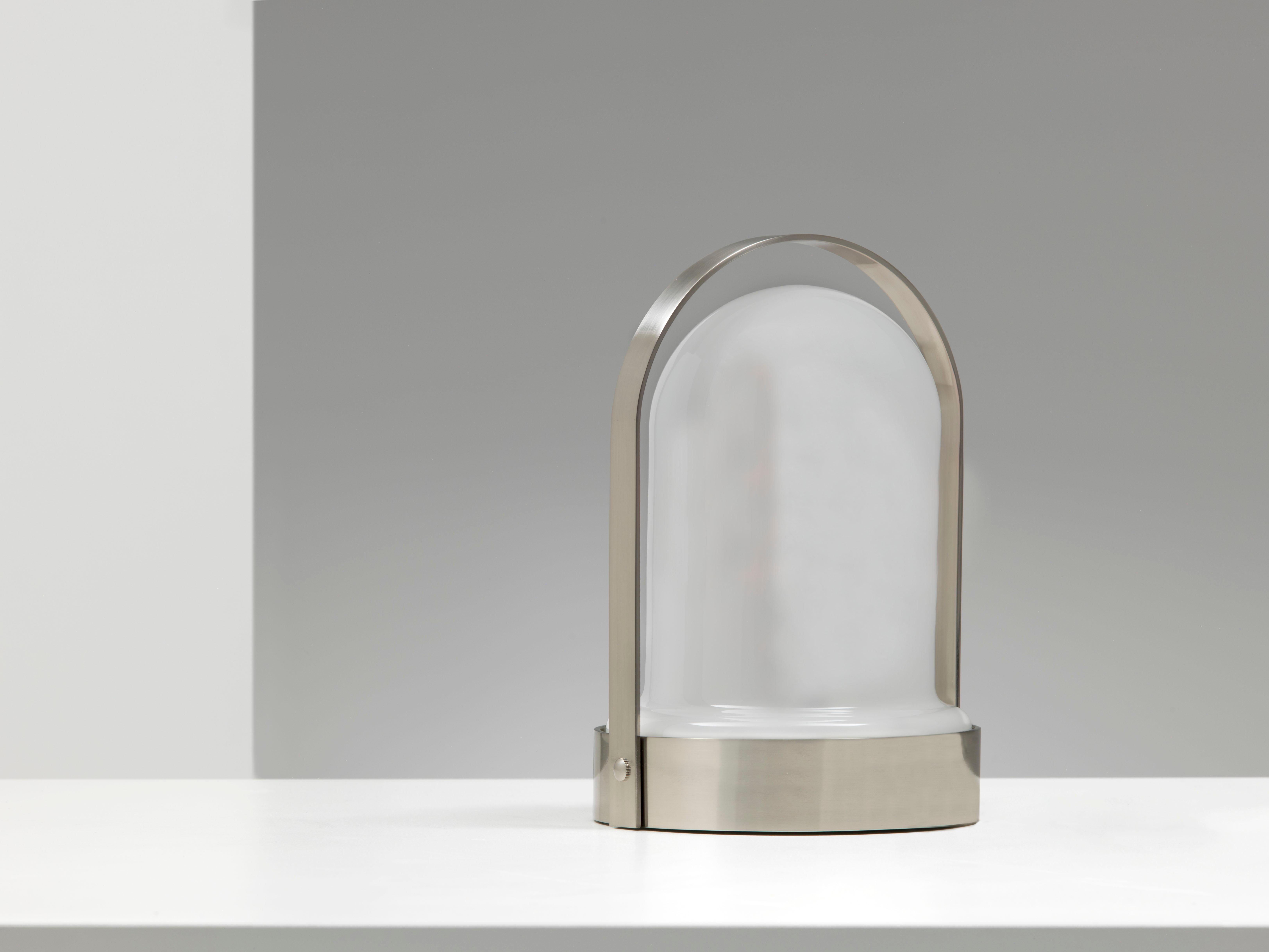21st Century Design William Pianta Table Lamp Goncen Brushed Finish Murano Glass en vente 5
