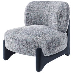 21st Century Designed by Alter Ego Tobo Armchair Fabric Wood