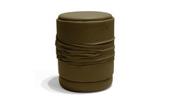 Tabouret moderne contemporain Ali en cuir (série de 2) par Collector Studio