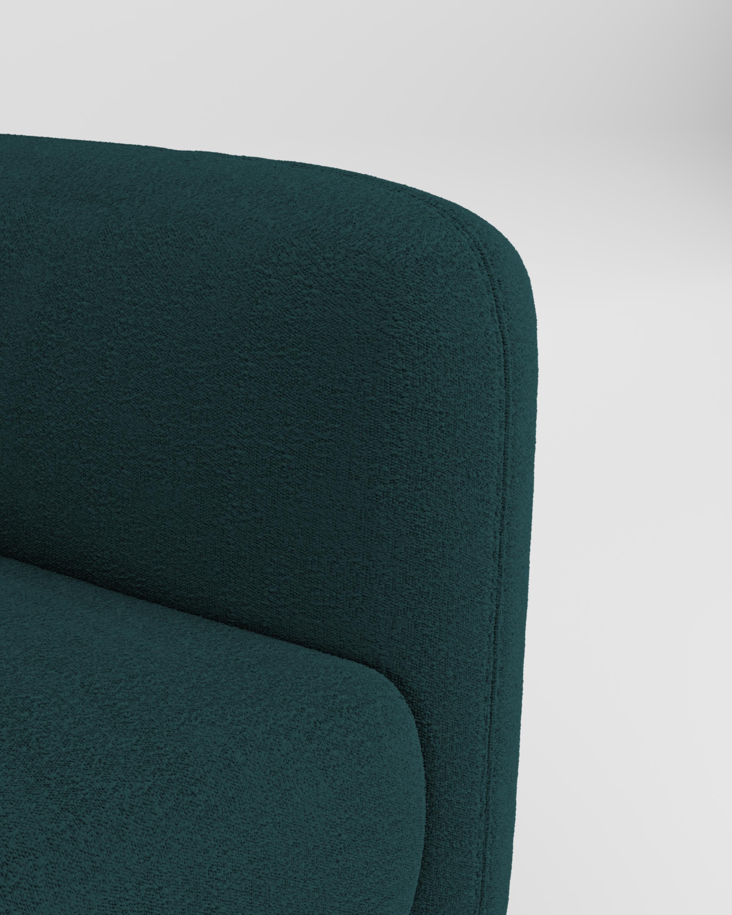 21st Century Designed by Collector Studio Jacob Poltrona bouclé Night Blue In condizioni Nuovo in vendita a Castelo da Maia, PT