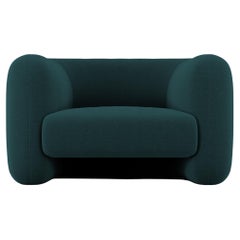 21st Century Designed by Collector Studio Jacob Fauteuil Boucle Night Blue