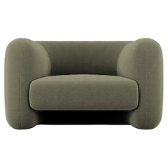 21st Century Designed by Collector Studio Jacob Armchair bouclé Olive