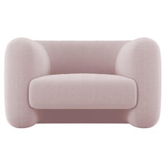 21st Century Designed by Collector Studio Jacob Fauteuil Rose Boucle