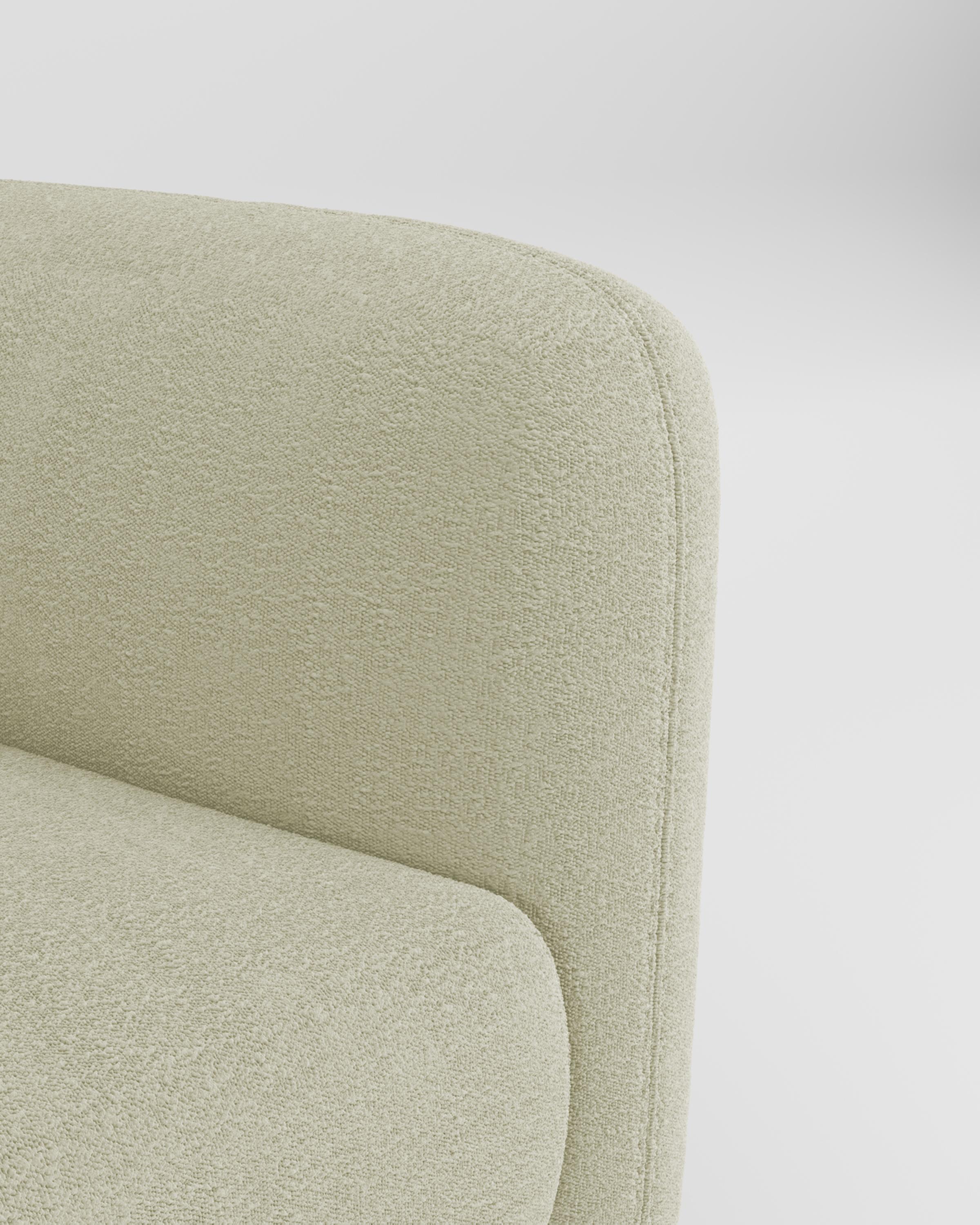 21st Century Designed by Collector Studio Jacob Poltrona Tessuto Bouclé Beige In condizioni Nuovo in vendita a Castelo da Maia, PT