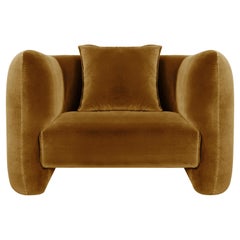 21st Century Designed by Collector Studio Jacob Armchair Fabric Bronze