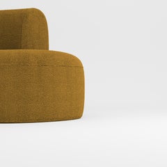 Siglo XXI Diseñado por Ferrianisbolgi Sofá Modular Hug Boucle Amarillo