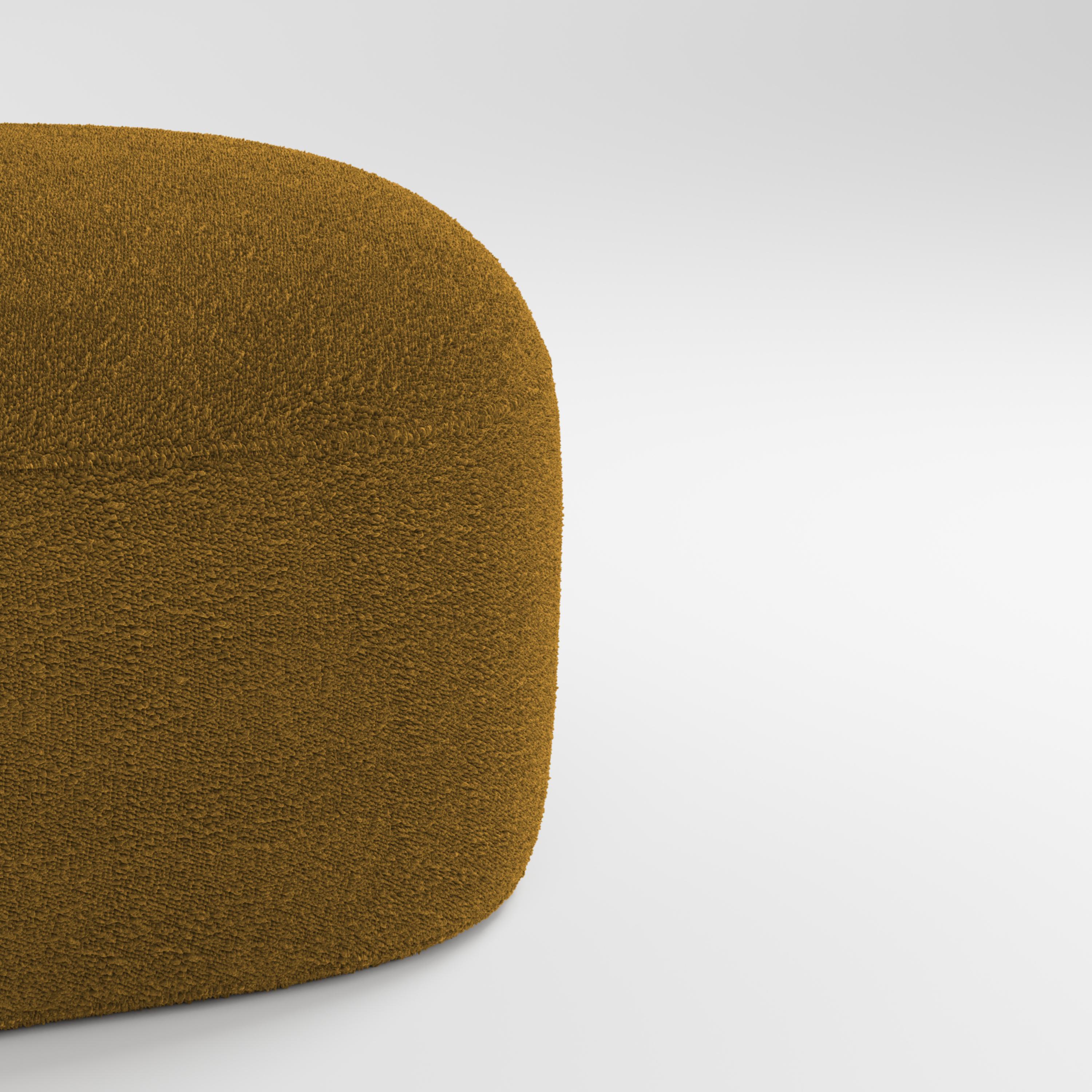 Siglo XXI Diseñado por Ferrianisbolgi Sofá Modular Hug Boucle Amarillo en Nuevo estado para la venta en Castelo da Maia, PT