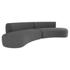 21e siècle conçu par Ferrianisbolgi Hug Modular Sofa Boucle Gray