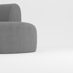 21st Century Designed by Ferrianisbolgi Hug Modular Sofa Boucle Hellgrau