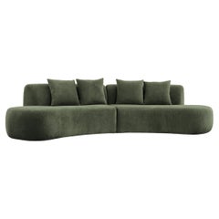 Siglo XXI Diseñado por Ferrianisbolgi Sofá modular Hug Pierre Frey Lichen