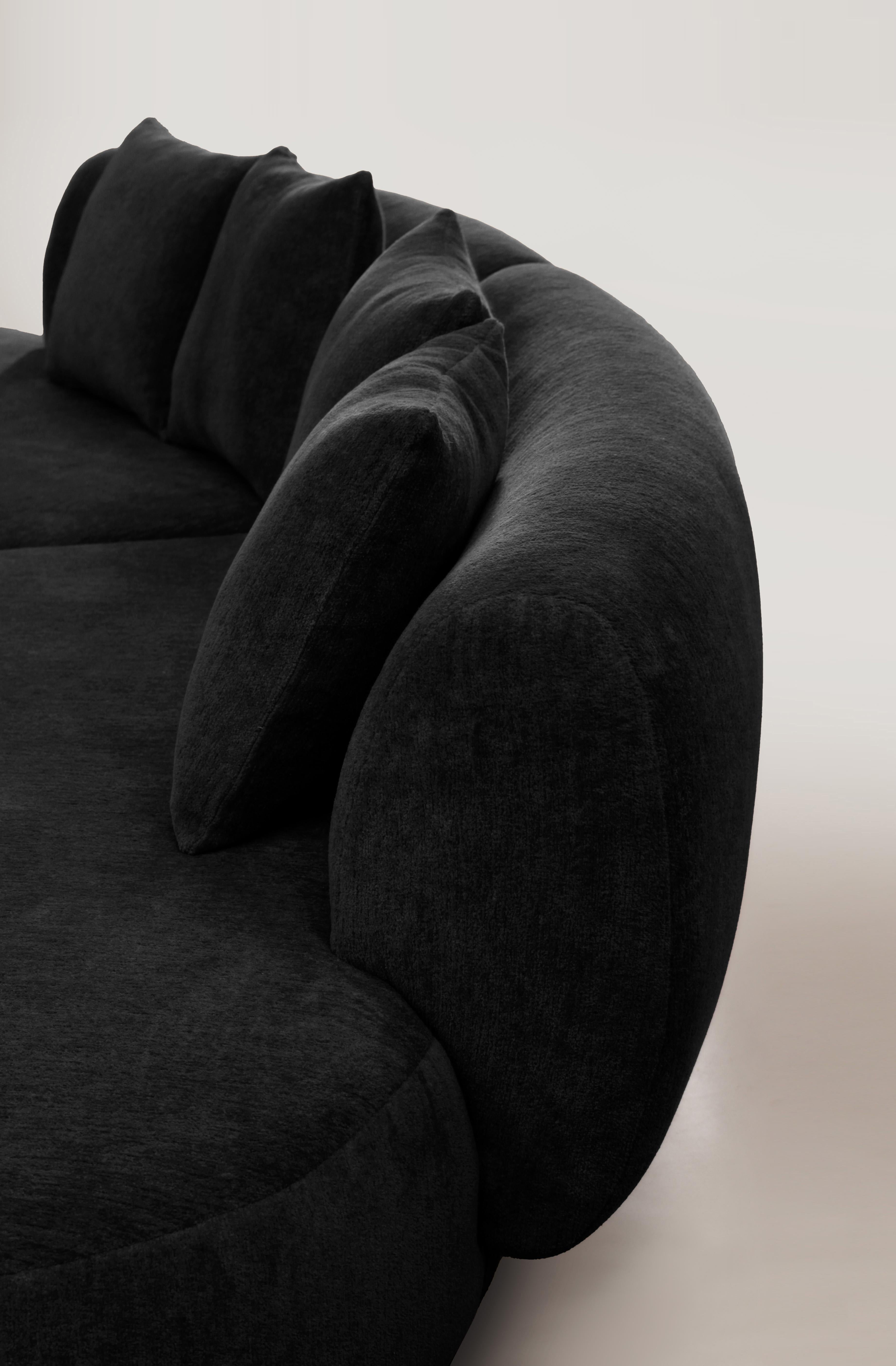 XXIe siècle et contemporain 21e siècle conçu par Ferrianisbolgi Hug Modular Sofa Pierre Frey Suie en vente