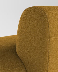 21st Century Designed by Ferrianisbolgi Hug Sofa 3 Seater Half Backrest Fabric