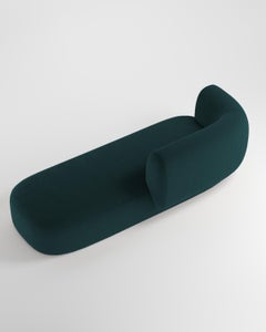 21st Century Designed by Ferrianisbolgi Hug Sofa 3 Seater Half Backrest Fabric