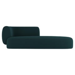 21e siècle Conçu par Ferrianisbolgi Grand canapé 3 Seater avec demi- dossier en tissu