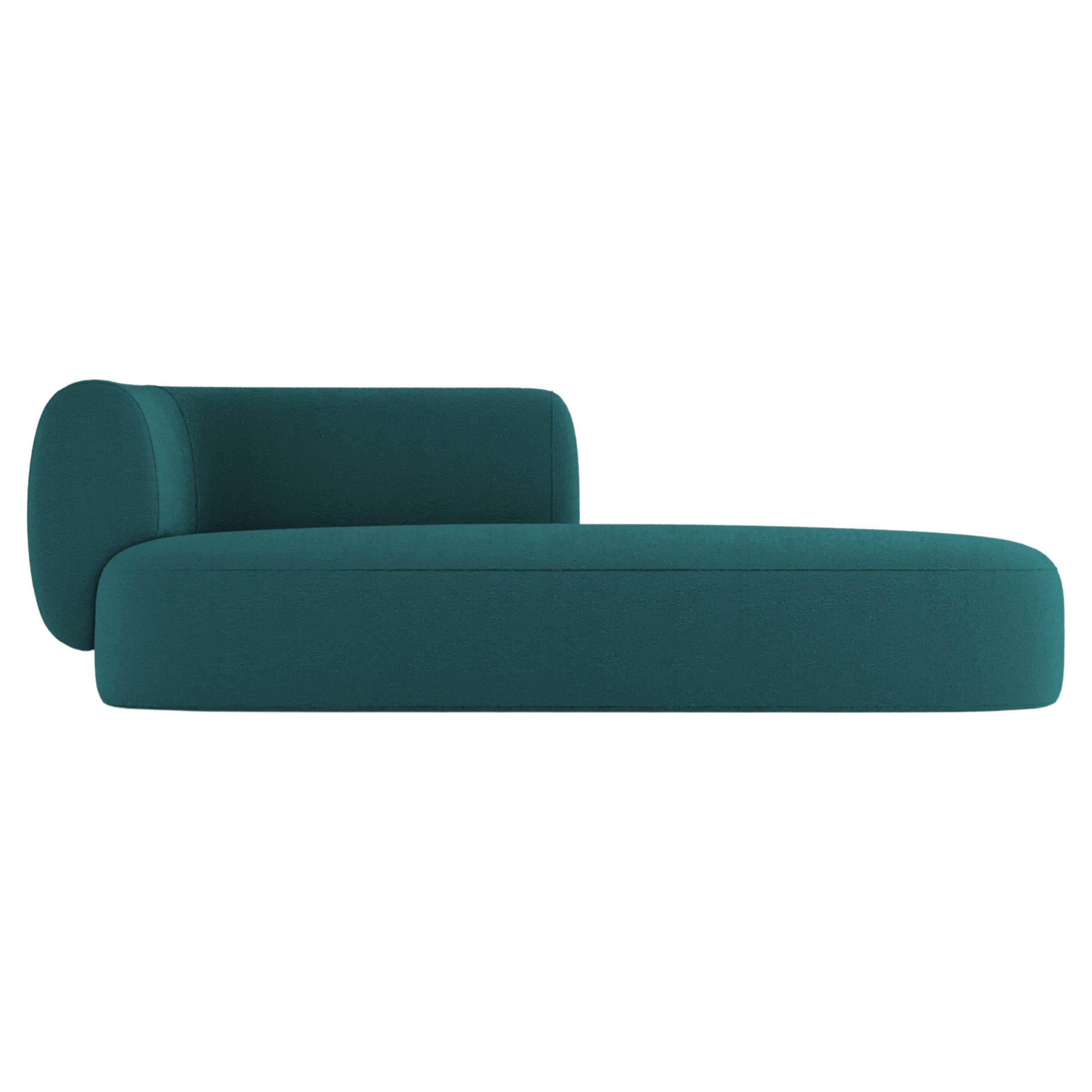Designed by Ferrianisbolgi Hug Sofa 3 Seater Half Backrest Fabric, 21st Century
