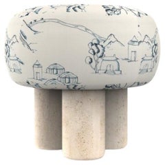Siglo XXI Diseñado por Saccal Design House Exterior Hygge Puff Bouclé Travertin