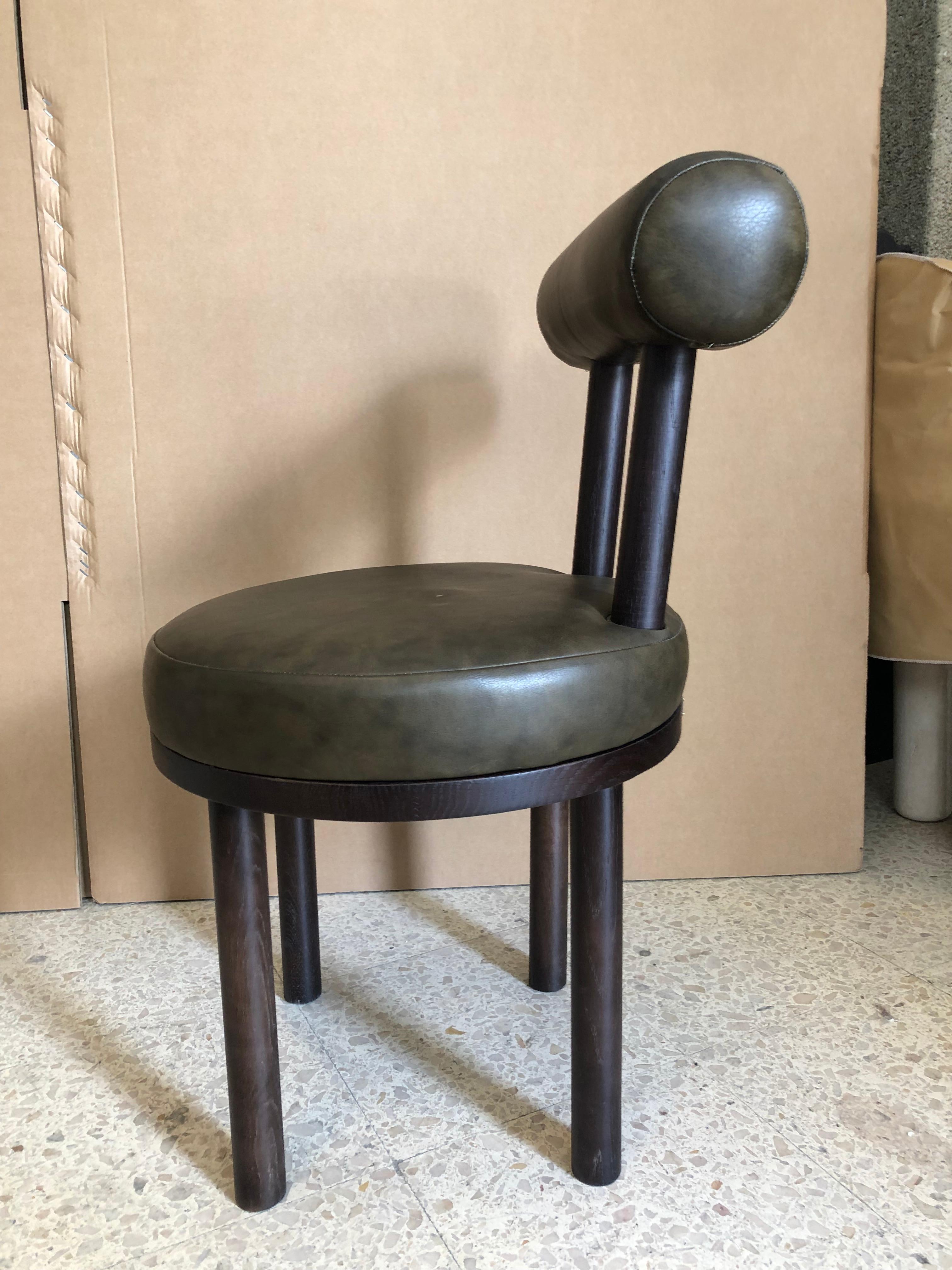 A chair that mixes both modern and classical design approaches.

Designed to hug the body, durable and solid chair features a body structure produced in solid wood.

DIMENSIONS
W 51 cm  20”
D 53 cm  21”
H 86 cm  34”
SH 49cm  19”

PRODUCT