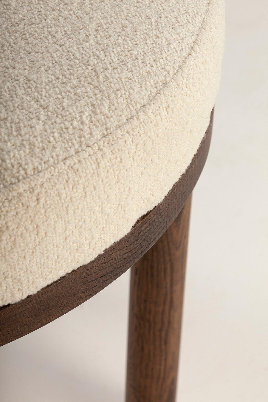 21e siècle Design/One Studio Rig Moca Chair Fabric Oak Oak, set of 2 en vente 2