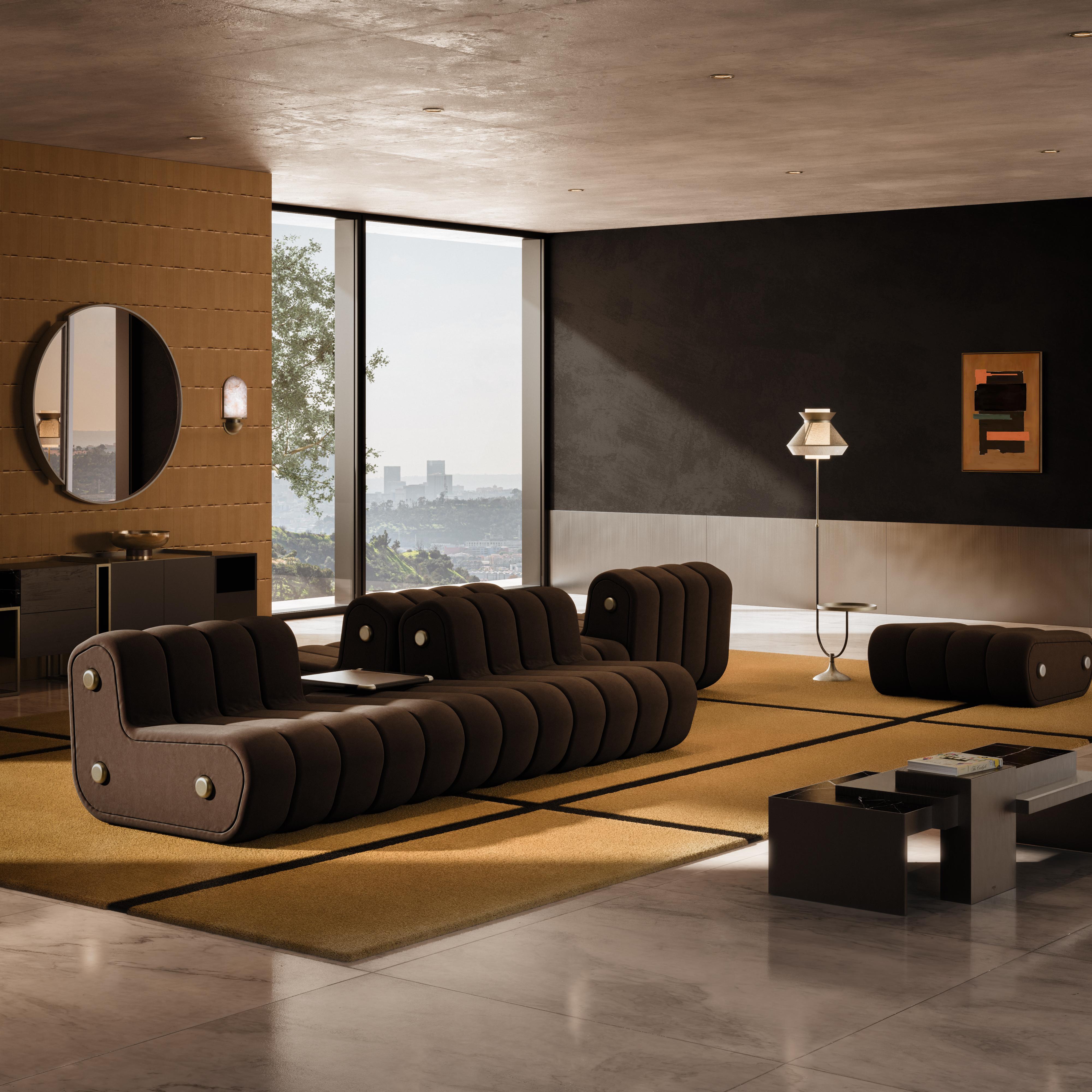 21st Century Detroit Sideboard Walnut  Made in Portugal by Porus Studio For Sale 6