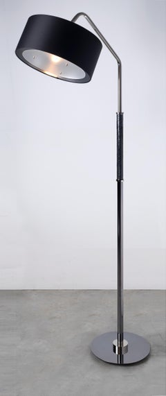 Lámpara de pie 21st Century Dew Gunmetal & Polished Nickel de Patrizia Garganti