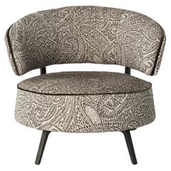 Fauteuil Diana du XXIe siècle en tissu par Etro Home Interiors