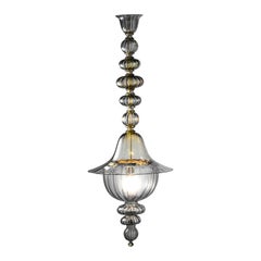 Lampadari Doge del XXI secolo a 1 lunghezza in grigio di Napoleone Martinuzzi