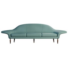 21st Century Dorothy Sofa Cotton Velvet Pinewood Made in Portugal by Ottiu
