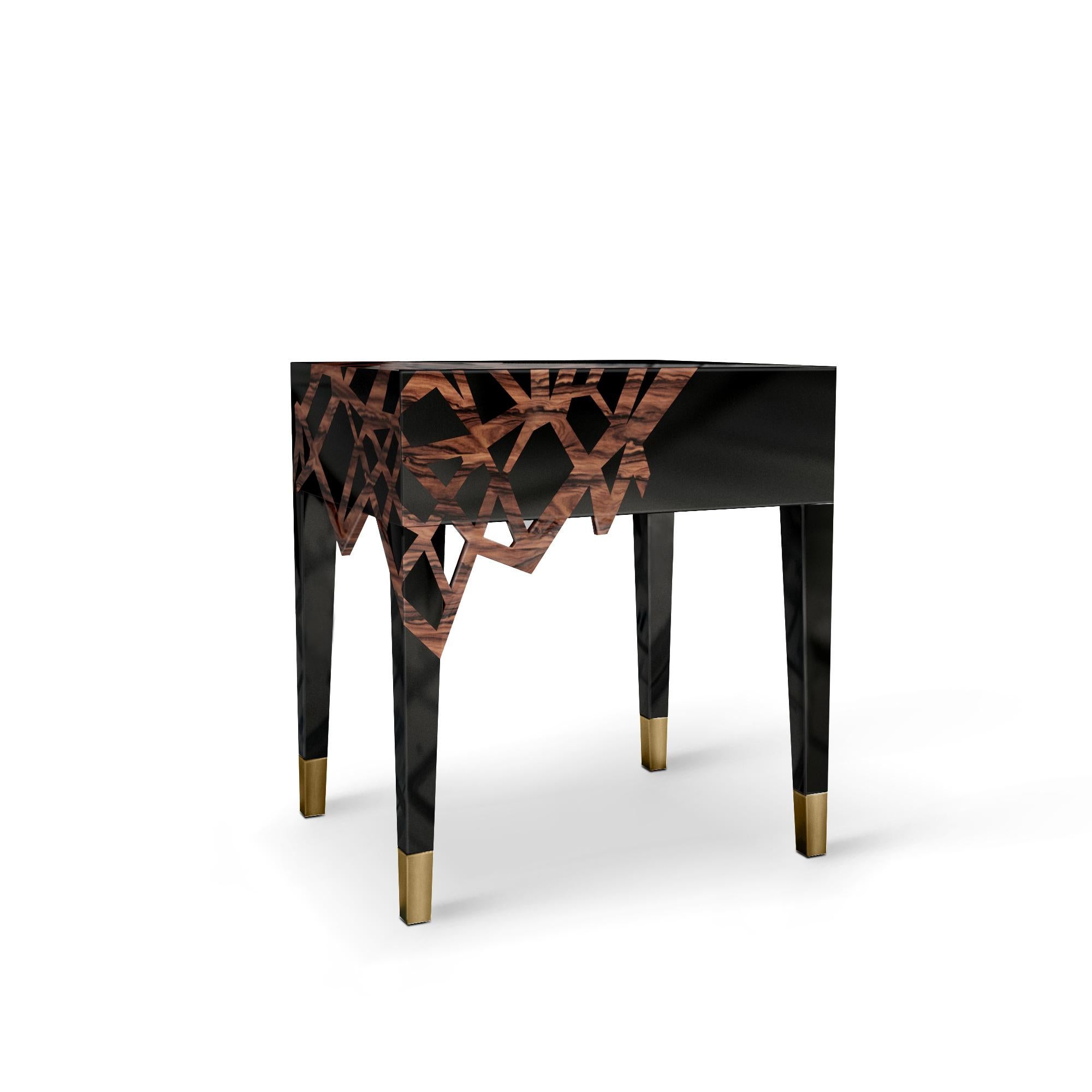 Lacquered 21st Century Dynasty Nightstand For Sale