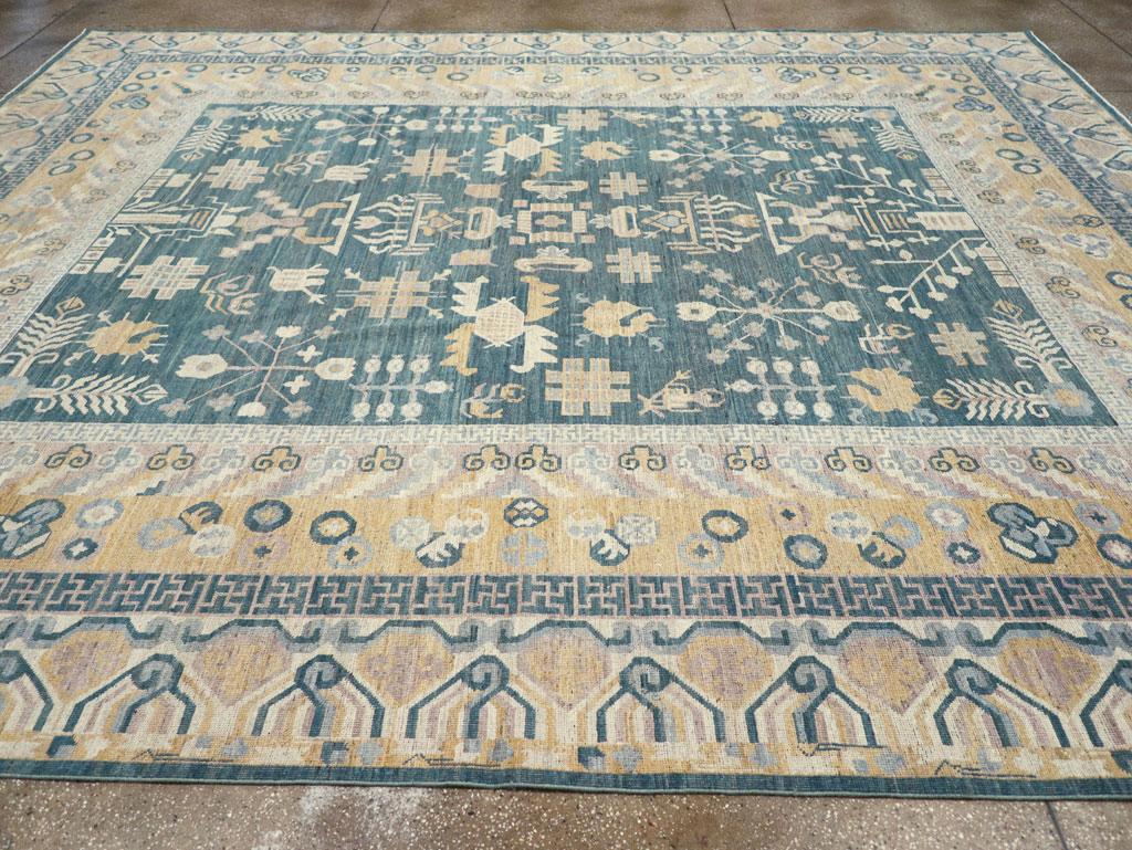 Tapis Khotan du Turkestan oriental du 21e siècle de grande taille Neuf - En vente à New York, NY