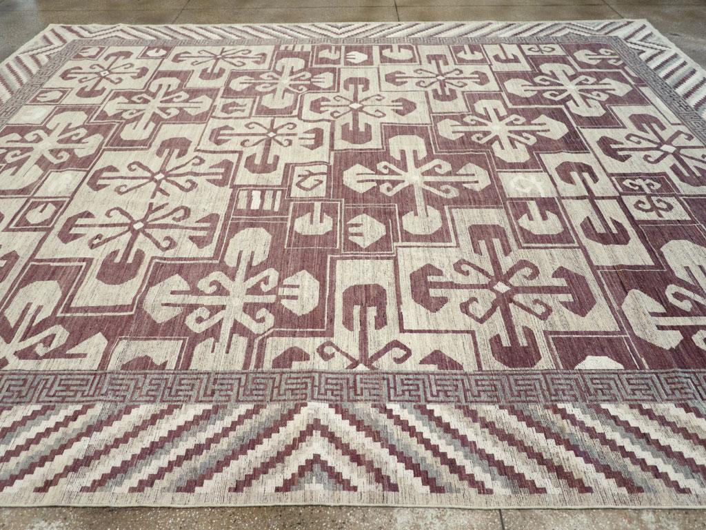 Tapis Khotan du Turkestan oriental du 21e siècle de grande taille Neuf - En vente à New York, NY