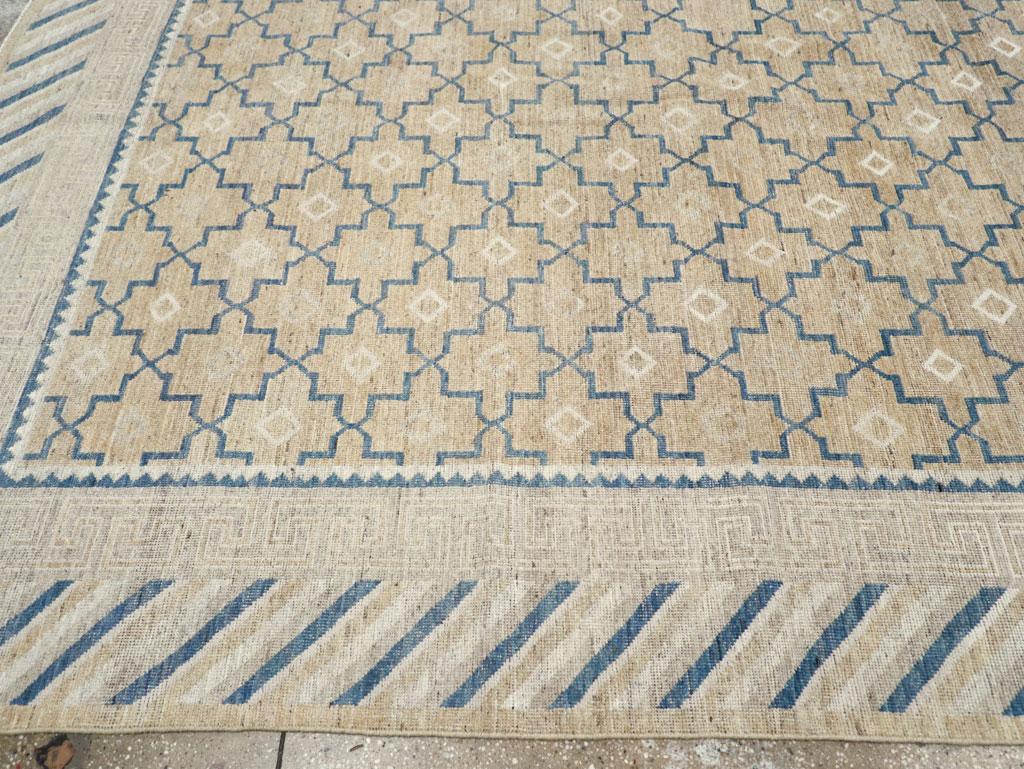 21st Century East Turkestan Khotan Large Room Size Carpet In New Condition For Sale In New York, NY