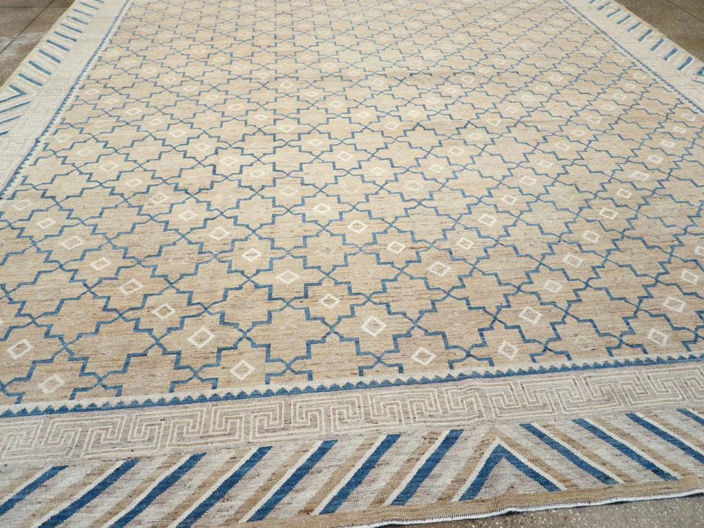 Contemporary 21st Century East Turkestan Khotan Large Room Size Carpet For Sale