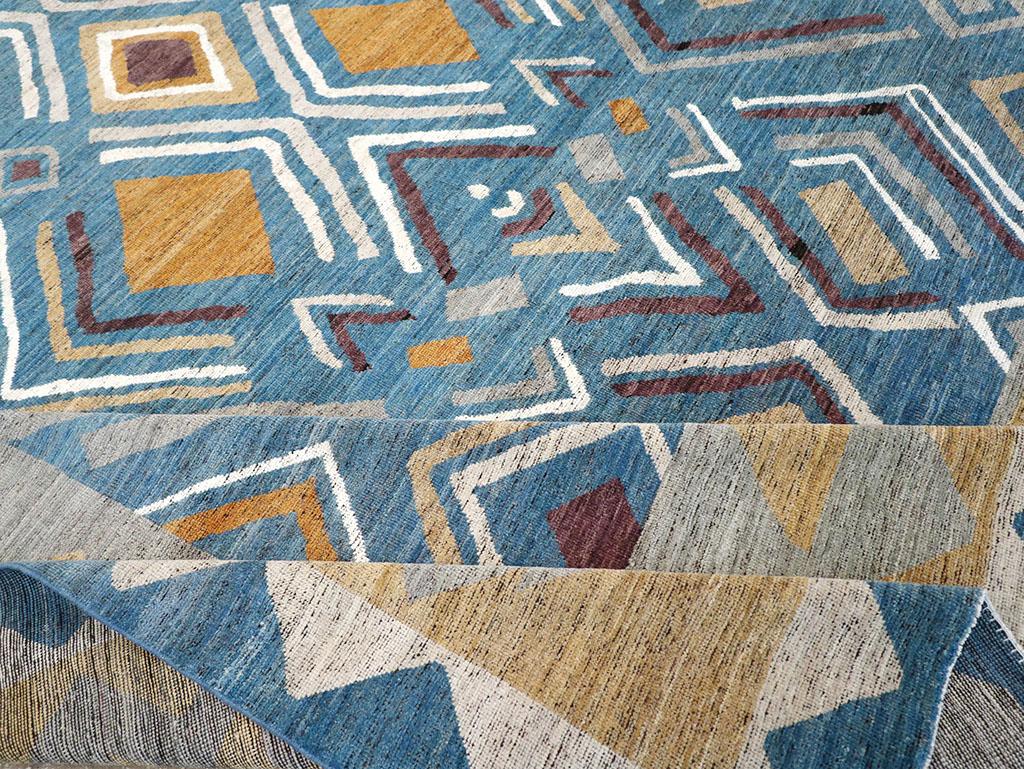 Tapis Khotan du Turkestan oriental du 21e siècle de grande taille en vente 1