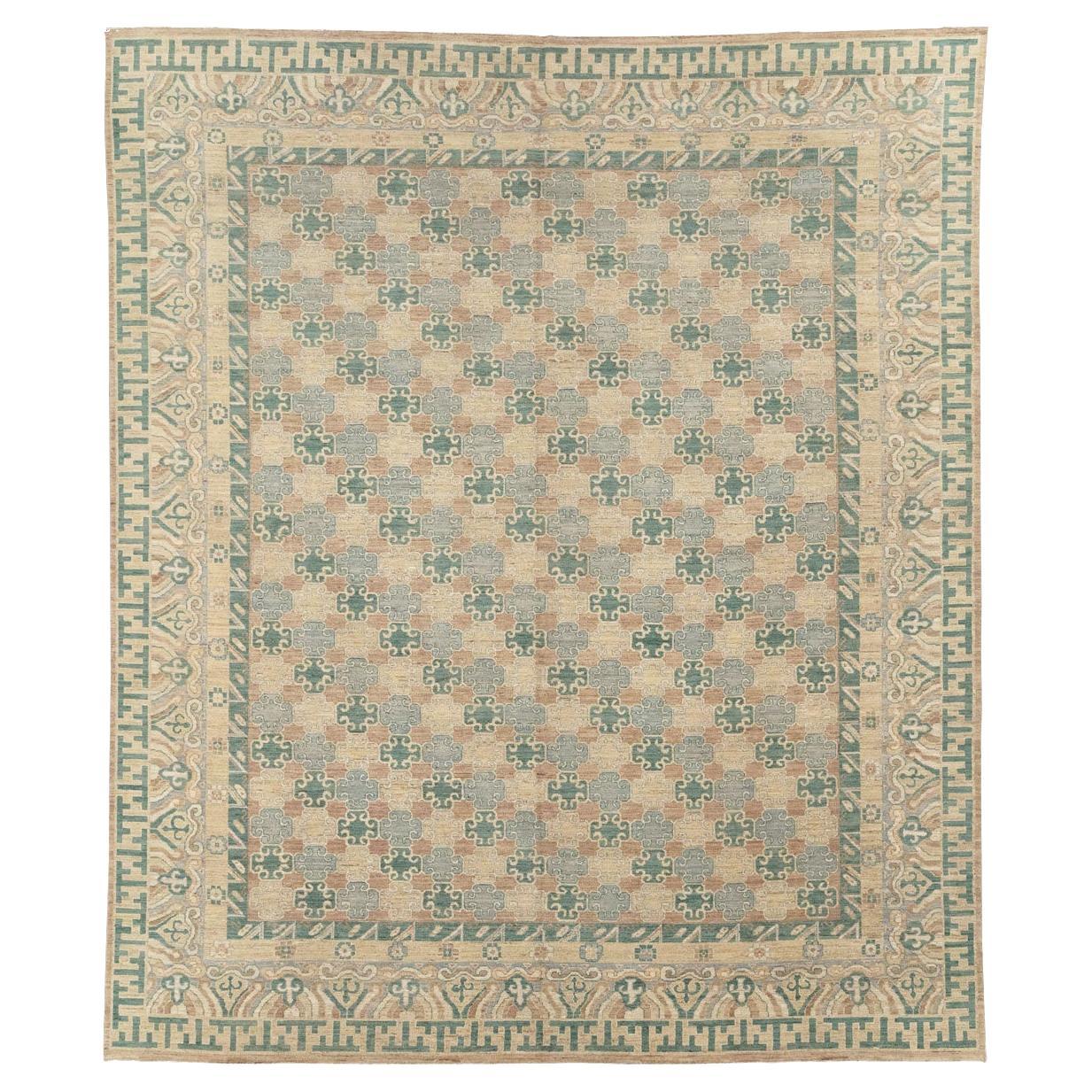 21st Century East Turkestan Khotan Large Room Size Carpet