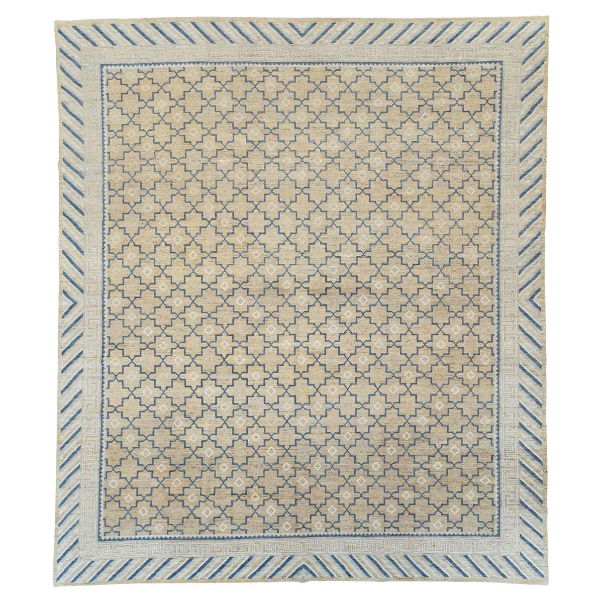21st Century East Turkestan Khotan Large Room Size Carpet For Sale