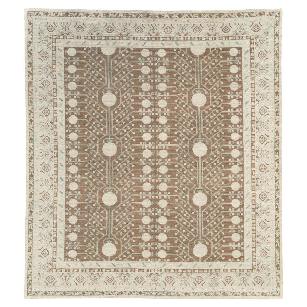 21st Century East Turkestan Khotan Large Room Size Carpet